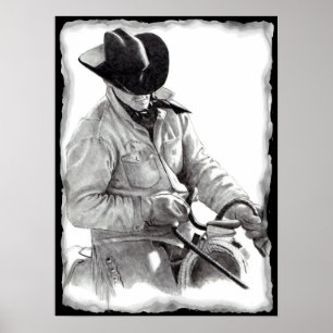 THE HORSE TRAINER in Pencil, Poster