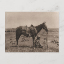The Horse Wrangler 1910 Postcard