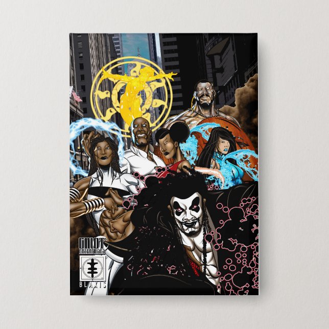 The Horsemen Button (Front)