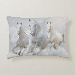 The Horses Accent Pillow