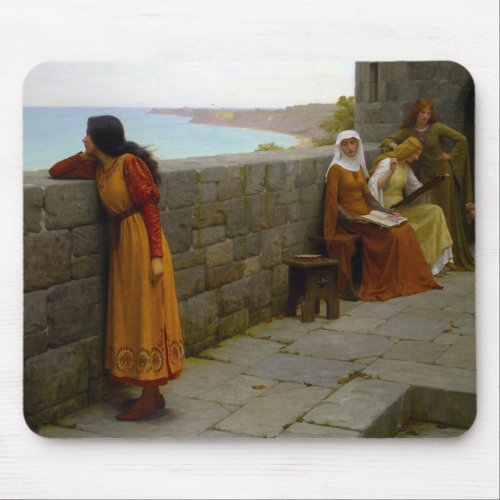 The Hostage c 1912 by Edmund Blair Leighton Mouse Pad