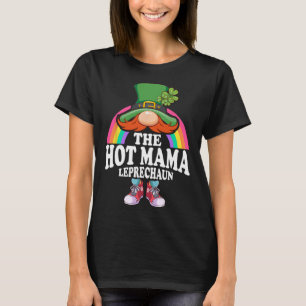 The Hot Mama Leprechaun St Patricks Day Costume T-Shirt