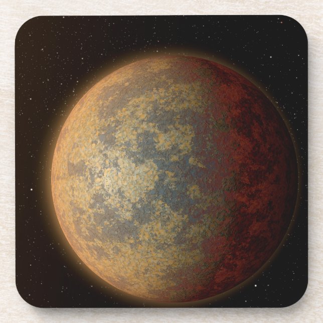 The Hot Rocky Exoplanet Hd 219134 B. Beverage Coaster (Front)