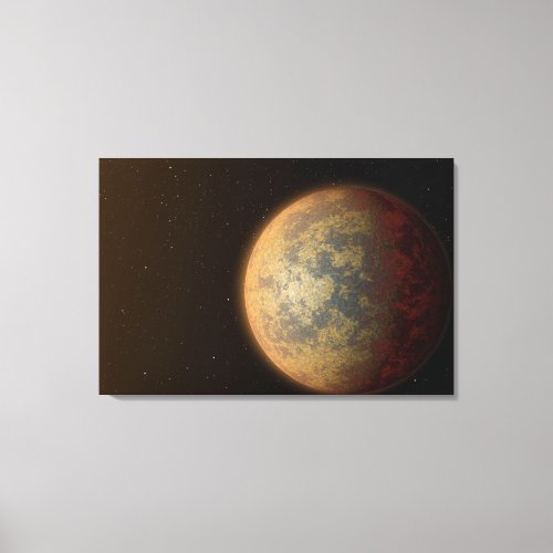 The Hot Rocky Exoplanet Hd 219134 B Canvas Print