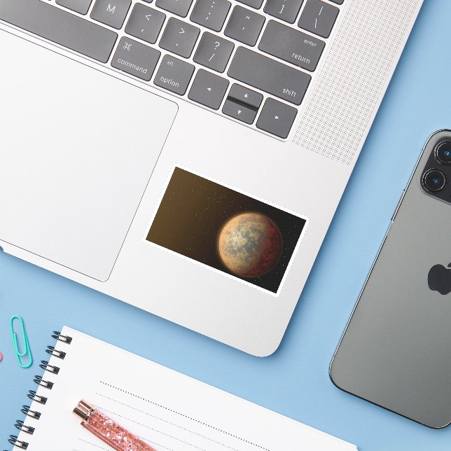 The Hot Rocky Exoplanet Hd 219134 B. Sticker (Laptop w/ iPhone)
