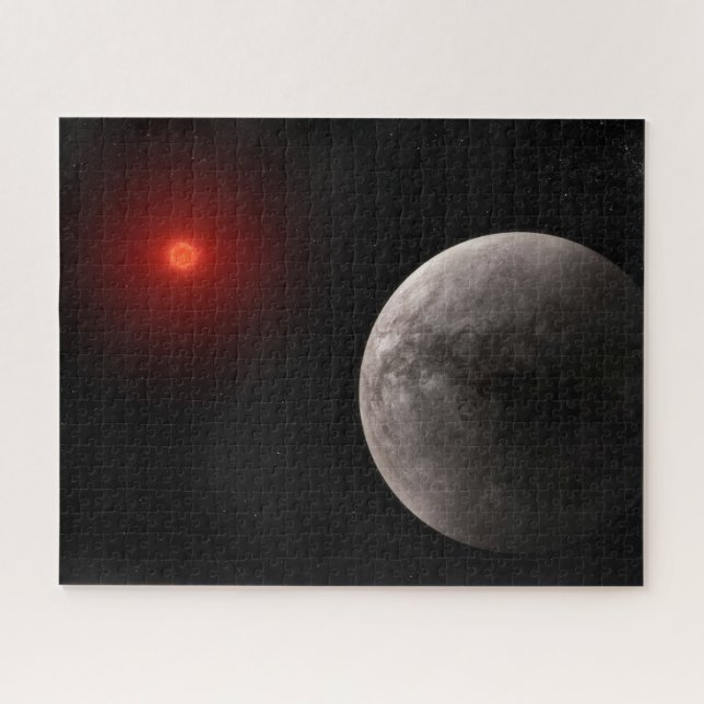 The Hot Rocky Exoplanet Trappist-1 B. Jigsaw Puzzle (Horizontal)