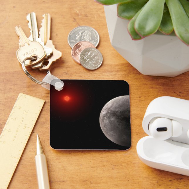 The Hot Rocky Exoplanet Trappist-1 B. Keychain (Desk)