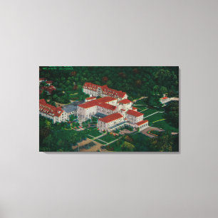 The Hotel Del Monte from the airDel Monte, CA Canvas Print
