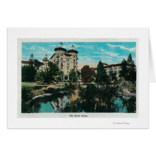 The Hotel Green and GroundsPasadena, CA Cards (Front Horizontal)