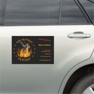 The Hottest Guitars 🔥🎸(customizable)  Car Magnet