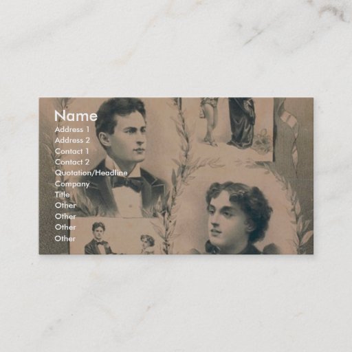 Customizable The Houdinis, 'Metamorphosis change in 3 seconds' Business Card