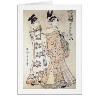 The Hour of the Monkey, Utamaro, 1780 Cards