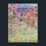 The House among the Roses by Claude Monet Postcard<br><div class="desc">The House among the Roses by Claude Monet. Please visit my store for more interesting design and more color choice. =>     zazzle.com/colorfulworld*</div>