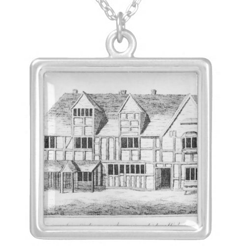 The House in Stratford_upon_Avon Silver Plated Necklace
