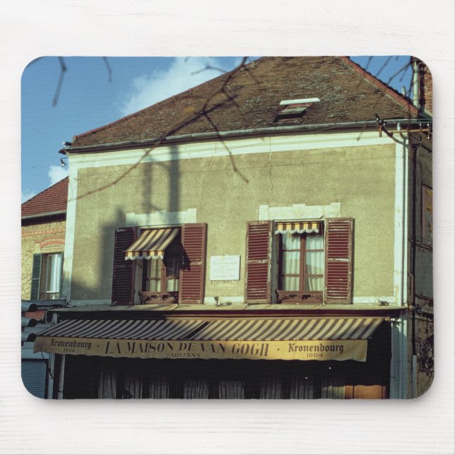 The house in which Vincent van Gogh Mouse Pad (Front)