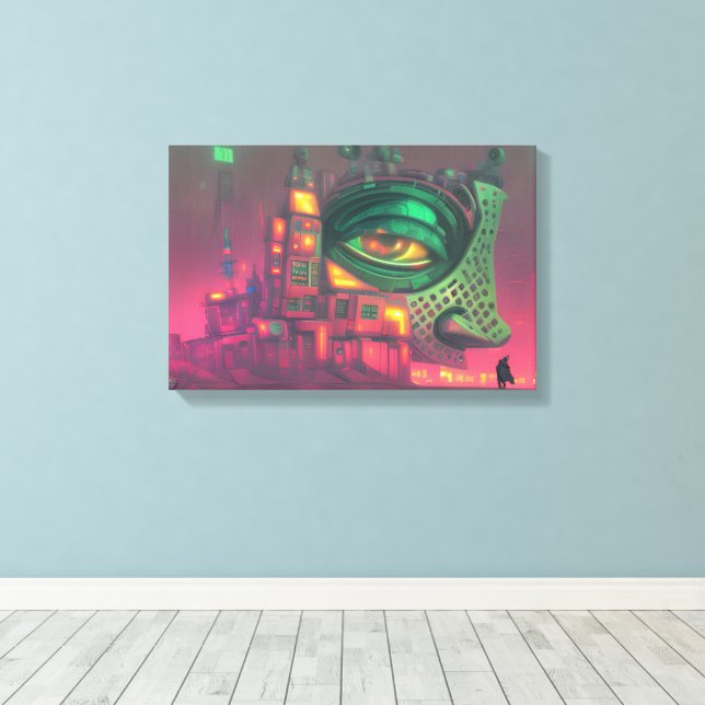 The House is Not Impressed Acrylic Sign (Insitu(Wood Floor))