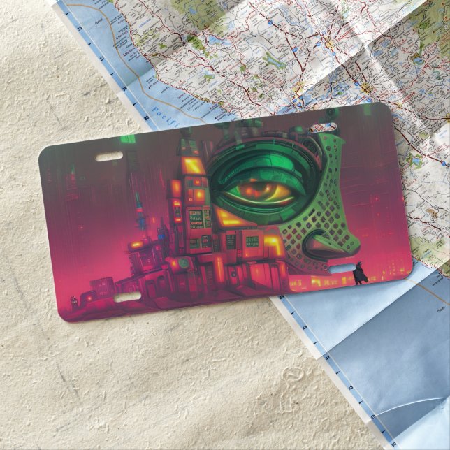 The house is unimpressed license plate (In Situ)