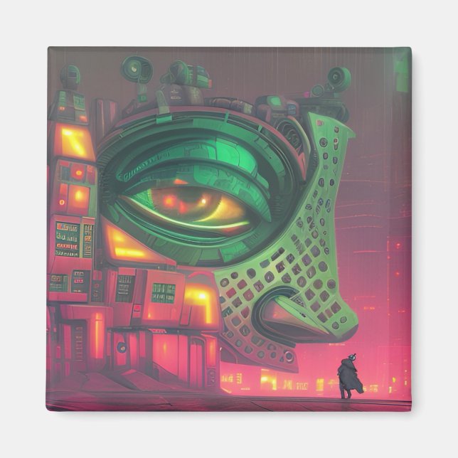 The house is unimpressed magnet (Front)