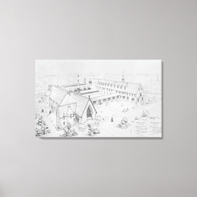 The House of Mercy, Clewer Canvas Print (Front)