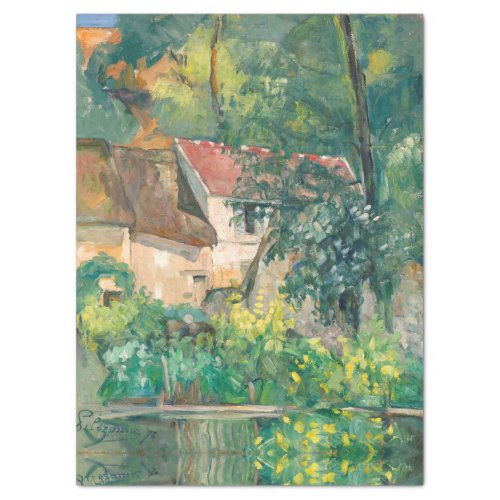 THE HOUSE OF PERE LACROIX CEZANNE PAINTING TISSUE PAPER