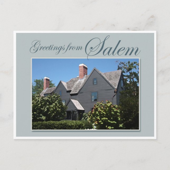 The House of Seven Gables Postcard (Front)