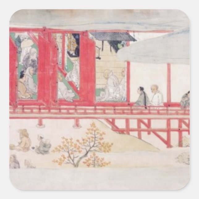 The House of the Shogun Square Sticker (Front)