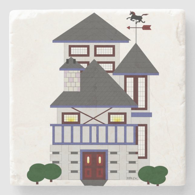 The House Stone Coaster (Front)