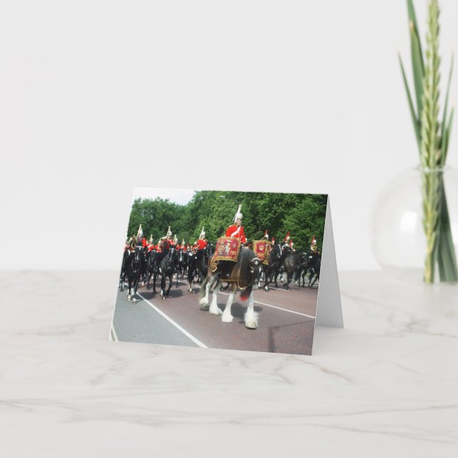 The household Cavalry Band blank card (Front)
