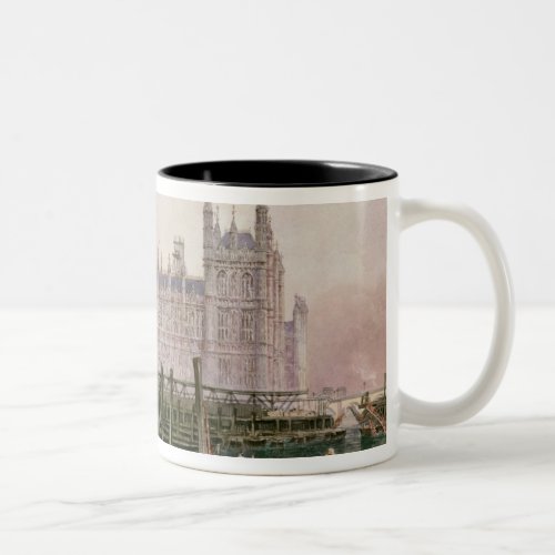 The Houses of Parliament in Course of Erection Two_Tone Coffee Mug