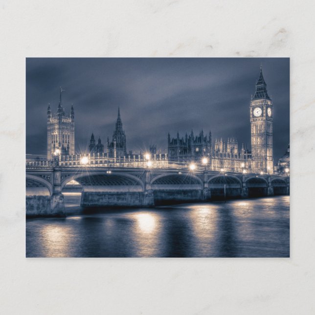 The Houses of Parliament,  Westminster London Postcard (Front)