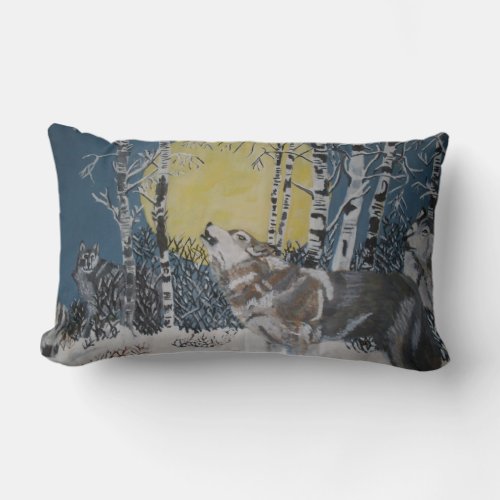 THE HOWLING WOLVES pillow