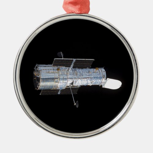 The Hubble Space Telescope HST Metal Ornament