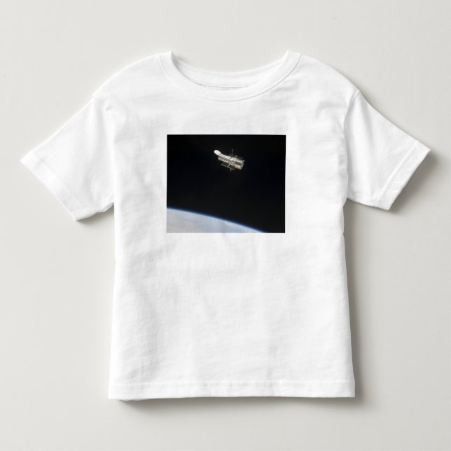 The Hubble Space Telescope in orbit above Earth 2 Toddler T-shirt (Front)