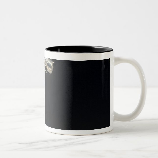 The Hubble Space Telescope in orbit above Earth 2 Two-Tone Coffee Mug (Right)
