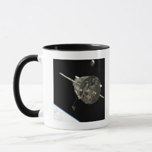 The Hubble Space Telescope in orbit above Earth Mug