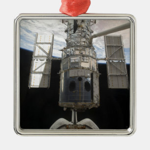 The Hubble Space Telescope is released Metal Ornament