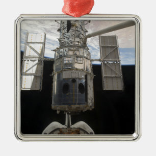 The Hubble Space Telescope Space Shuttle Atlant Metal Ornament