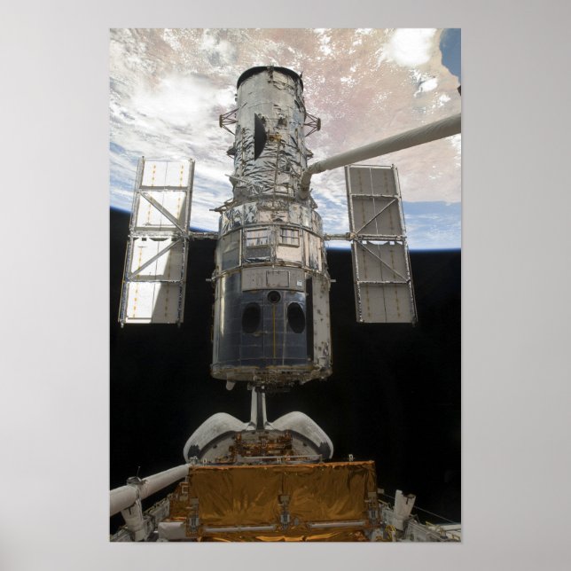 The Hubble Space Telescope Space Shuttle Atlant Poster (Front)