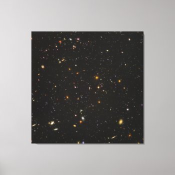 The Hubble Ultra Deep Field Space Image Canvas Print by EnhancedImages at Zazzle