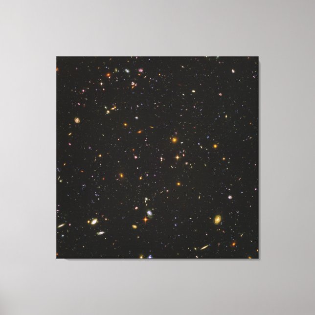 The Hubble Ultra Deep Field Space Image Canvas Print (Front)