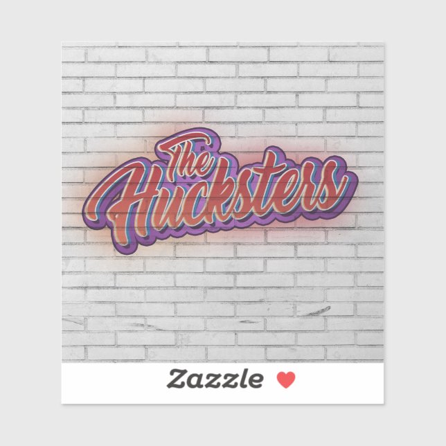 The Hucksters Band Logo Sticker (Sheet)