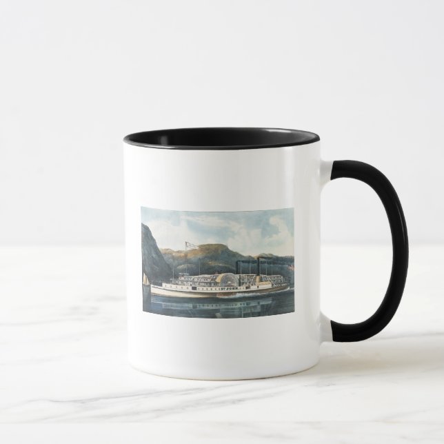 The Hudson River Steamboat `St. John' Mug (Right)