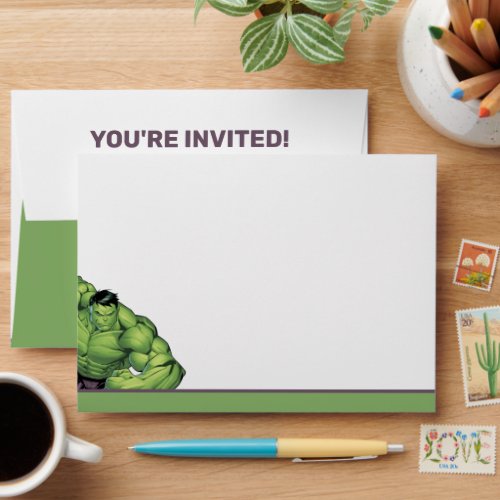 The Hulk Birthday Envelope
