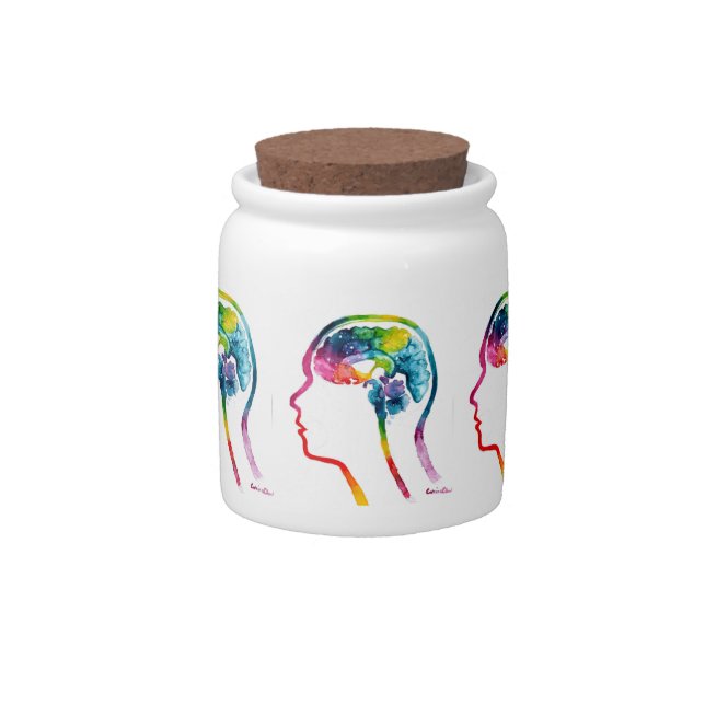 The human brain candy jar (Front)