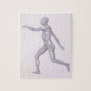 The Human Figure, lateral view, from the series 'A Jigsaw Puzzle