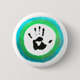 The Human Flag Pinback Button