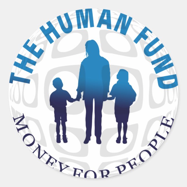 The Human Fund Money for People  Stickers (Front)