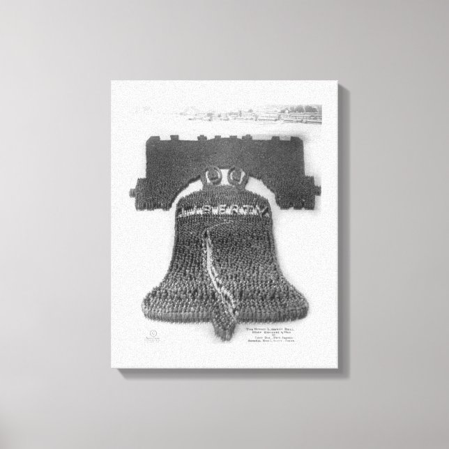 The Human Liberty Bell at Camp/Fort Dix Print (Front)