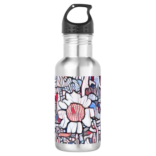 the humble daisy  stainless steel water bottle (Front)