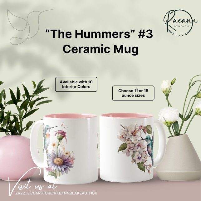 The Hummers (#3) Hummingbirds Ceramic Mug (Creator Uploaded)